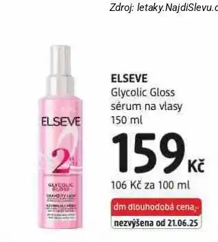dm drogerie Elseve sérum na vlasy nabídka