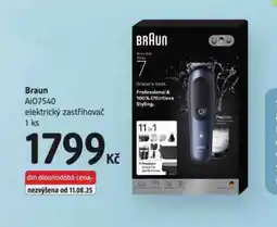 dm drogerie Braun elektrický zastřihovač nabídka