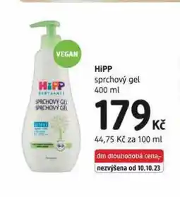 dm drogerie Hipp sprchový gel nabídka