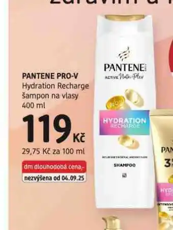 dm drogerie Pantene šampon na vlasy nabídka