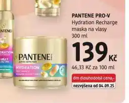 dm drogerie Pantene maska na vlasy nabídka