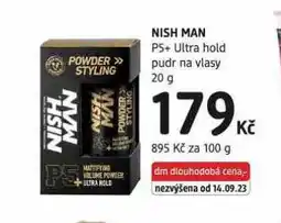 dm drogerie Nish man pudr nabídka