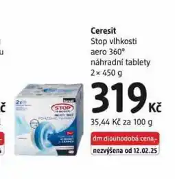 dm drogerie Ceresit stop vlhkosti nabídka