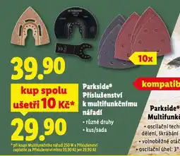 Lidl Parkside příslušenství k multifunkčnímu nářadí nabídka