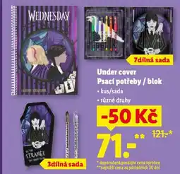 Lidl Under cover blok nabídka