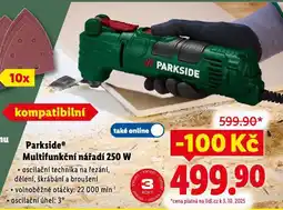 Lidl Parkside multifukční nářadí 250w nabídka