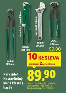 Lidl Parkside kleště nabídka