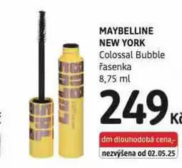 dm drogerie Maybelline new york řasenka nabídka