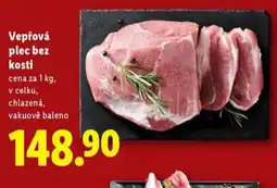 Lidl Vepřová plec bez kosti nabídka