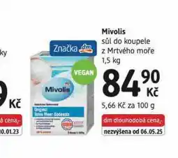 dm drogerie Mivolis sůl do koupele nabídka