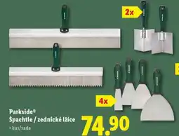 Lidl Parkside zednické lžíce nabídka