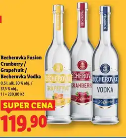 Lidl Becherovka vodka nabídka