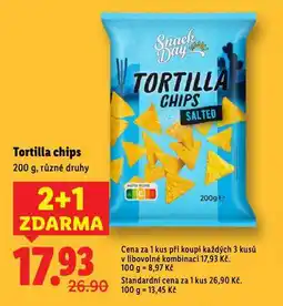Lidl Tortilla chips nabídka