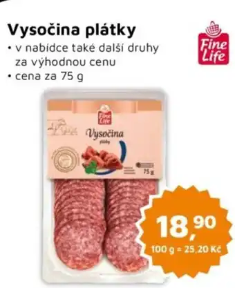 Můjobchod Vysočina plátky nabídka