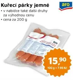 Můjobchod Kuřecí párky jemné nabídka