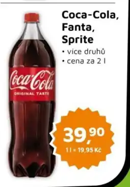 Můjobchod Coca-Cola, Fanta, Sprite nabídka