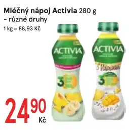 Žabka Mléčný nápoj Activia nabídka