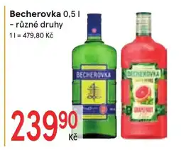 Žabka Becherovka nabídka