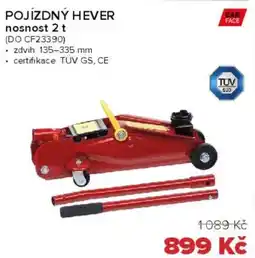 Auto Kelly POJÍZDNÝ HEVER nosnost 2 t nabídka