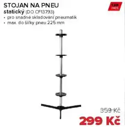 Auto Kelly STOJAN NA PNEU statický nabídka