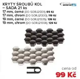 Auto Kelly Kryty šroubů kol nabídka