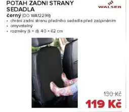 Auto Kelly Potah zadní strany sedadla černý nabídka