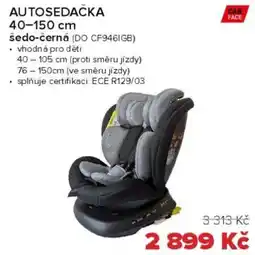 Auto Kelly Autosedačka šedo-černá nabídka