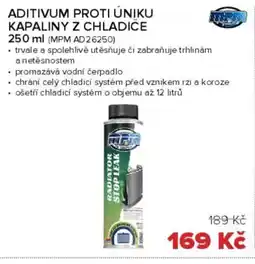 Auto Kelly Aditivum proti úniku kapaliny z chladiče nabídka
