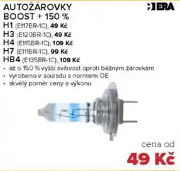 Auto Kelly Autožárovky boost +150% nabídka