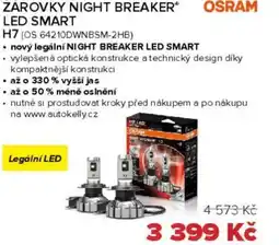 Auto Kelly Zarovky night breaker led smart nabídka