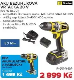 Auto Kelly Aku bezuhlíková vrtacka 20 v nabídka