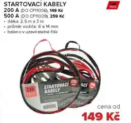 Auto Kelly Startovací kabely nabídka