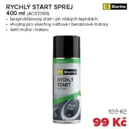 Auto Kelly Rychlý start sprej nabídka