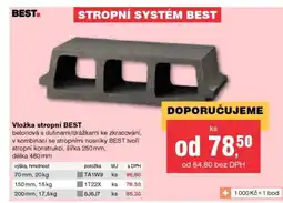 DEK Vložka stropní BEST nabídka
