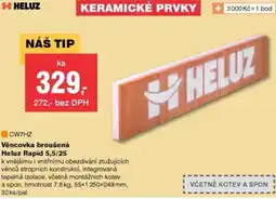 DEK Věncovka broušená Heluz Rapid 5,5/25 nabídka