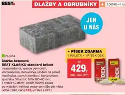 DEK Dlažba betonová BEST KLASIKO standard brilant nabídka