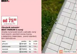 DEK Obrubník zahradní BEST PARKAN II rovný nabídka