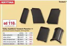 DEK Tašky doplňkové Tondach Planoton 11 nabídka