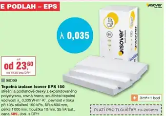 DEK Tepelná izolace Isover EPS 150 nabídka
