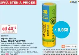 DEK Tepelná izolace Isover DOMO PLUS TWIN nabídka