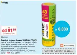 DEK Tepelná izolace Isover UNIROL PROFI nabídka