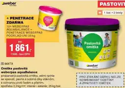 DEK Omítka pastovitá weberpas aquaBalance nabídka