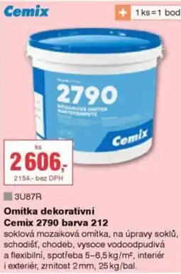 DEK Omítka dekorativní Cemix 2790 barva 212 nabídka