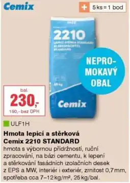 DEK Hmota lepicí a stěrková Cemix 2210 STANDARD nabídka