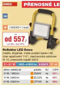 DEK Reflektor LED Emos nabídka