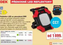 DEK Reflektor LED se zásuvkami DEK nabídka