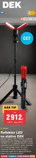 DEK bod Reflektor LED na stativu DEK nabídka