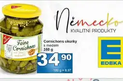 Jip Cornichons okurky s medem 350 g nabídka