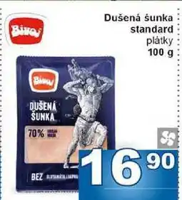 Jip Dušená šunka standard plátky 100 g nabídka