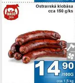 Jip Ostravská klobása cca 150 g/ks nabídka